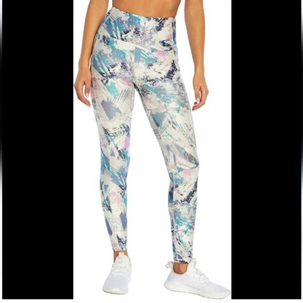 Abstract Print Leggings Size L